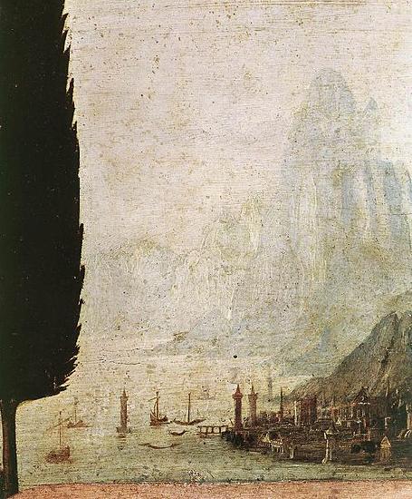 LEONARDO da Vinci The Annunciation Norge oil painting art